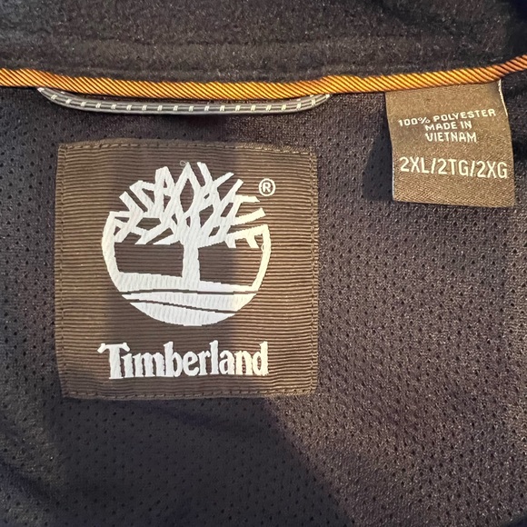 Timberland Men's Charcoal Fleece Vest - Picture 3 of 4